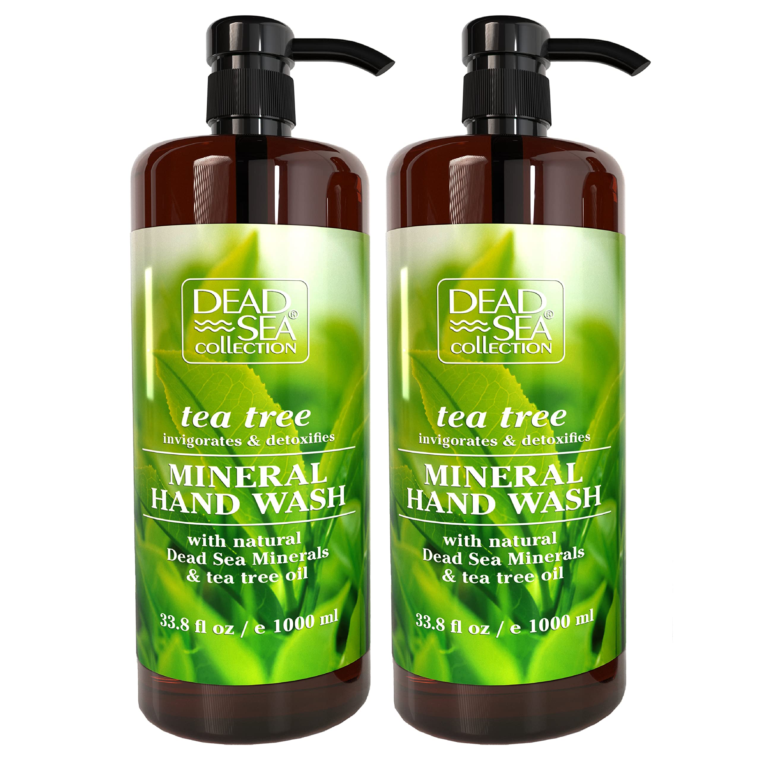 Dead Sea Collection Tea Tree Hand Soap - Pack Of 2 (33.8 Fl. Oz Each)